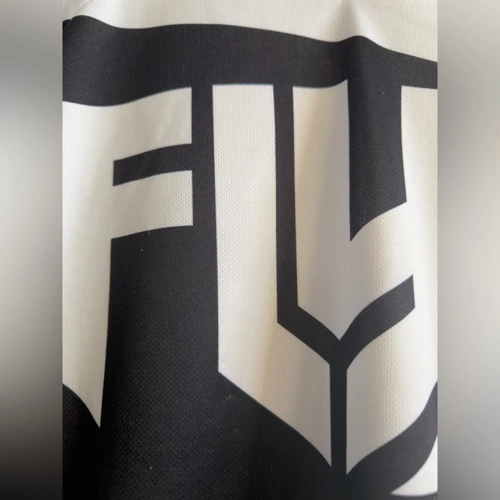 Fly Racing Motocross Jersey‎ Youth YXL Black White F-16 MX BMX